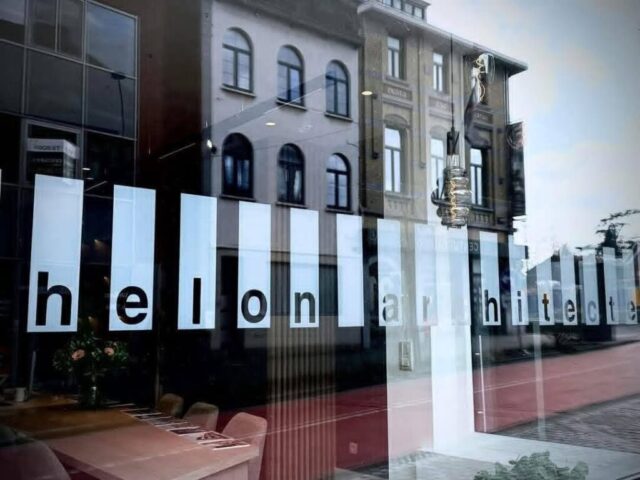 Decoratie Helon Architecten, Halle