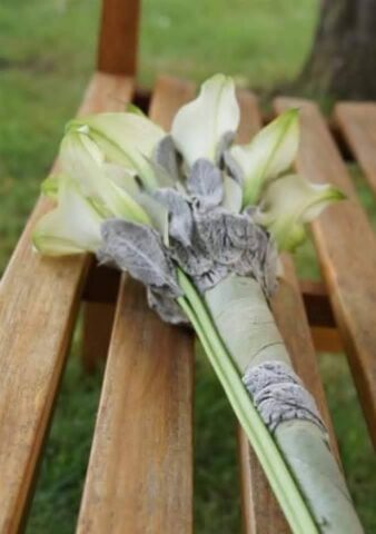 Bruidsboeket modern Calla