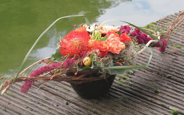 Workshop bloemschikken Eldiemus, Affligem