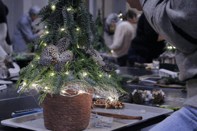 Workshop bloemschikken Eldiemus, Affligem